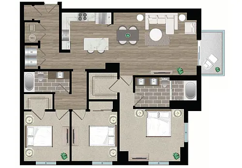 Floor plan C1