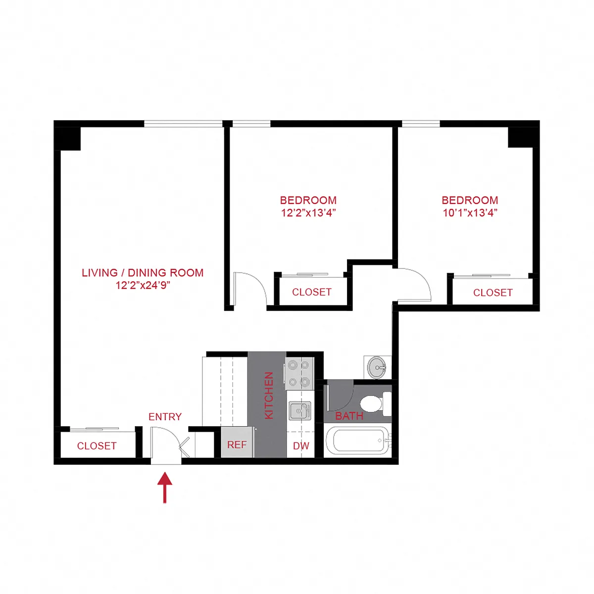 Floor plan B3