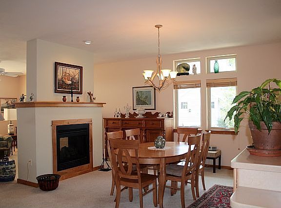Dining Area/Fireplace