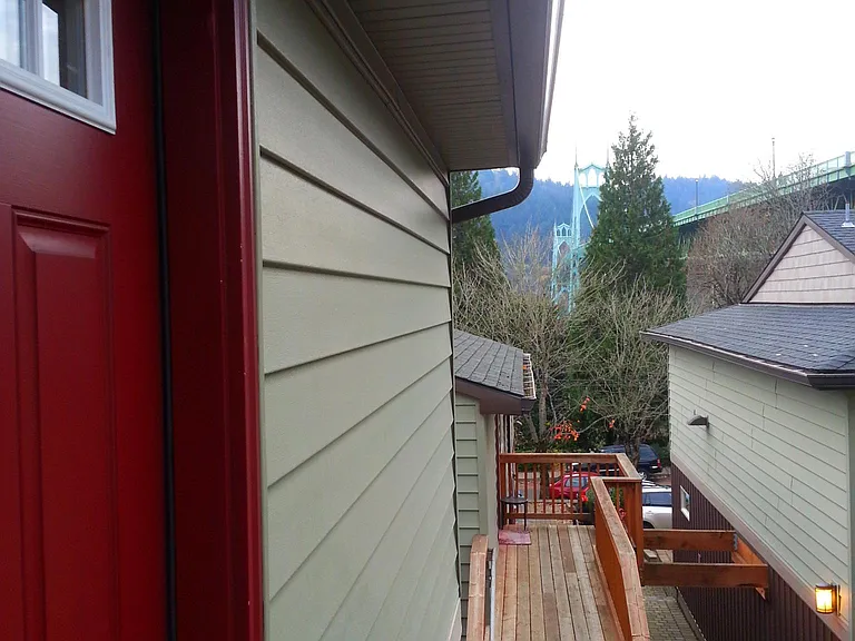 The view from the deck.
