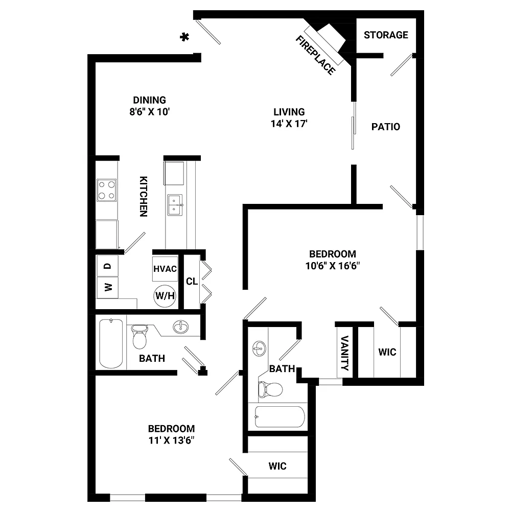 Floor plan Dogwood