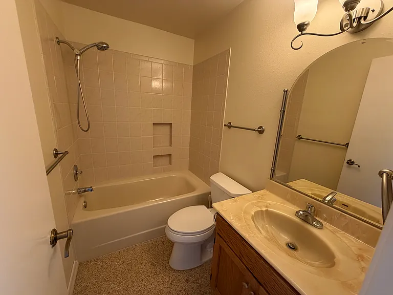 Hallway bathroom
