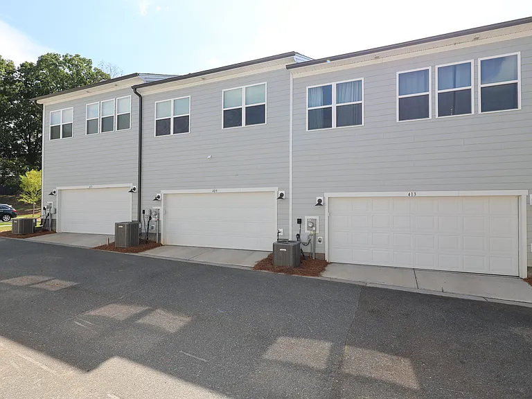 Rear exterior with garage keypad entry