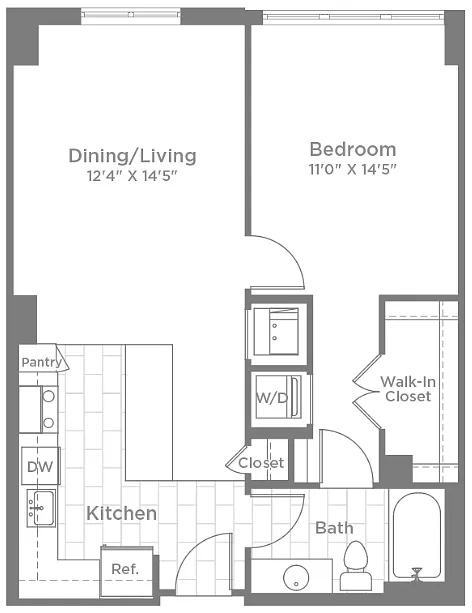 Floor plan A1e