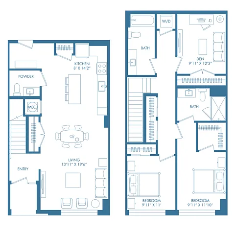 Floor plan B19THD