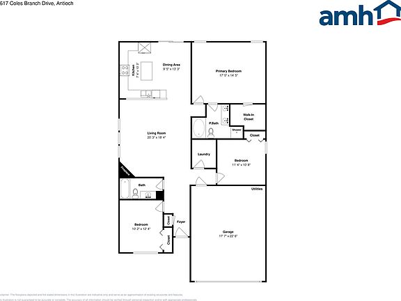 2nd image of 3617 Coles Branch Dr