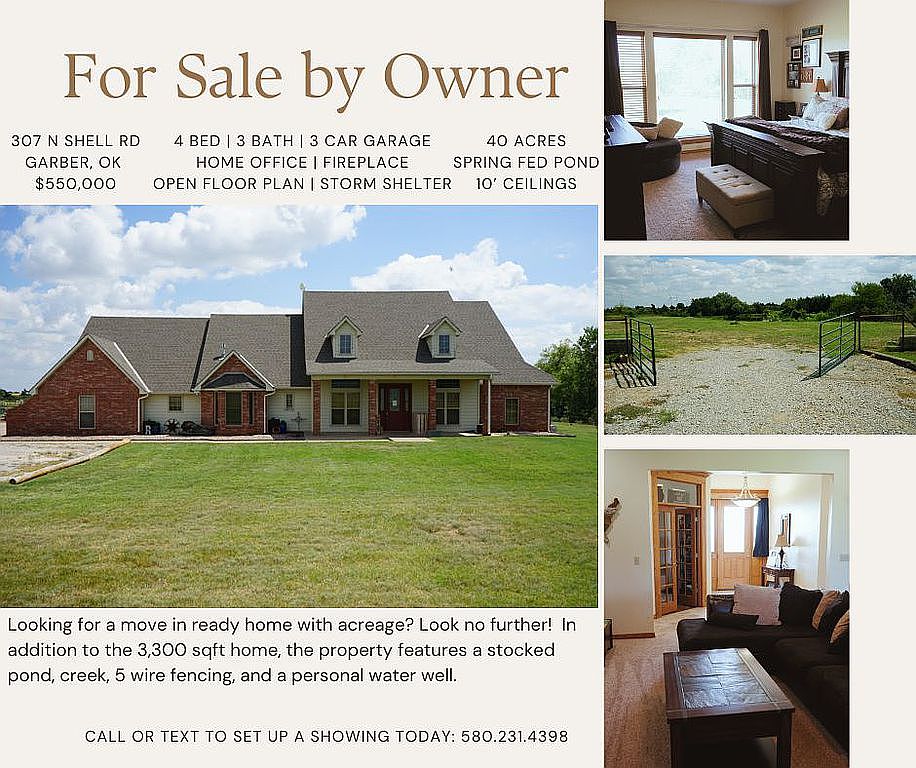 307 N Shell Rd, Garber, OK 73738 Zillow
