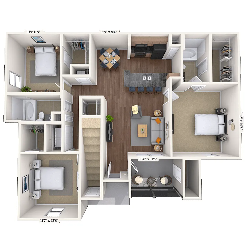 Floor plan Captiva