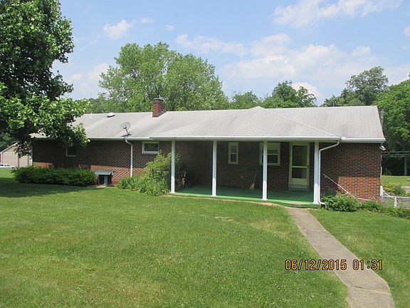 Rear View Porch & Level Yard