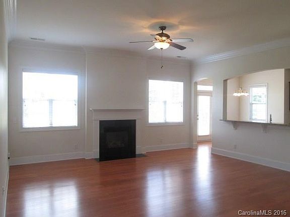 Family room open to kitchen