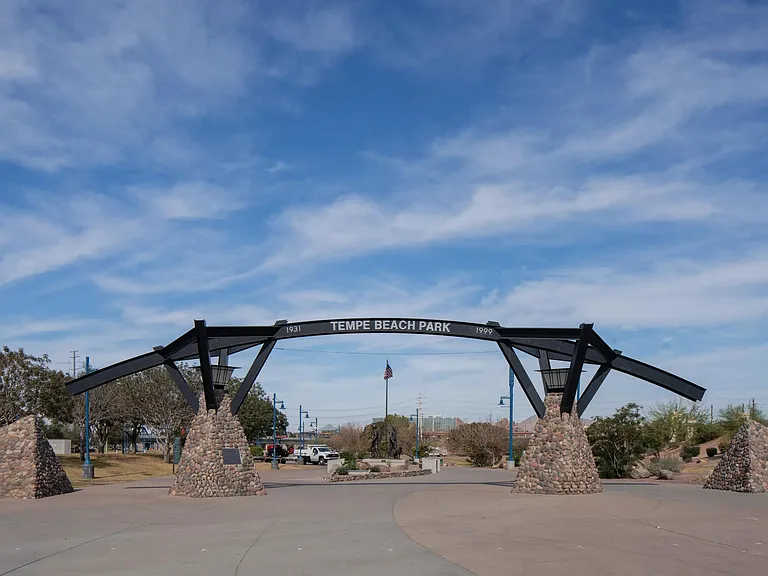 Morning miles or sunset views_Tempe Beach Park is just outside your door at Modera Rio Salado.