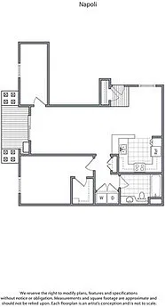 Floor plan The Napoli