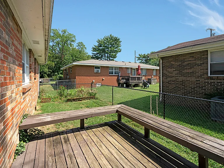 Fully fenced in area
