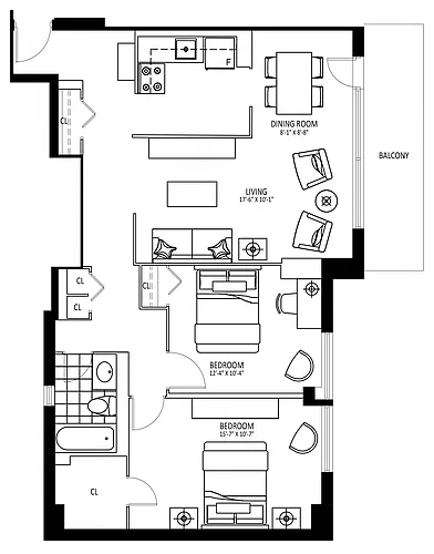 Floor plan 519