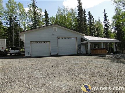 View of Shop, House & Jacuzzi facing East