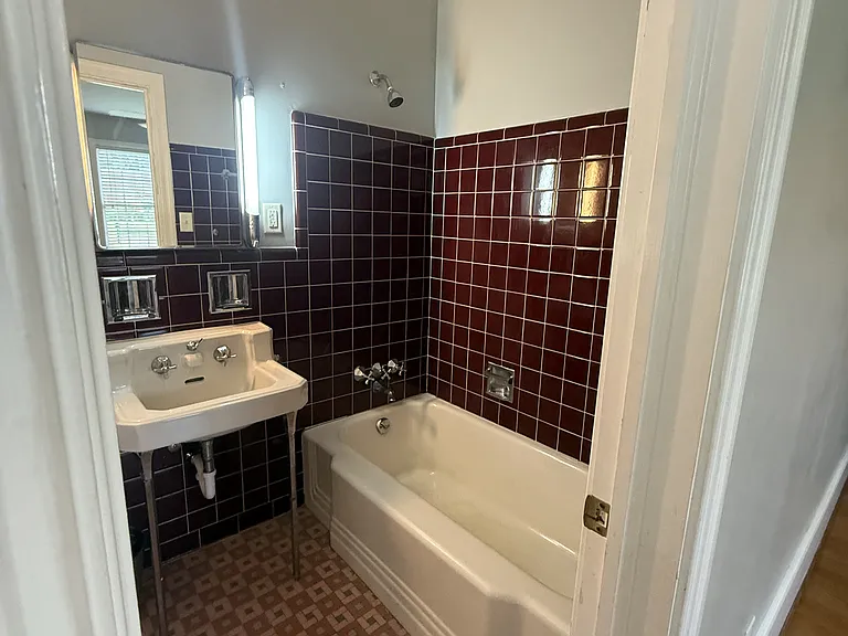 Front bedroom bathroom (toliet on the left side of the door)