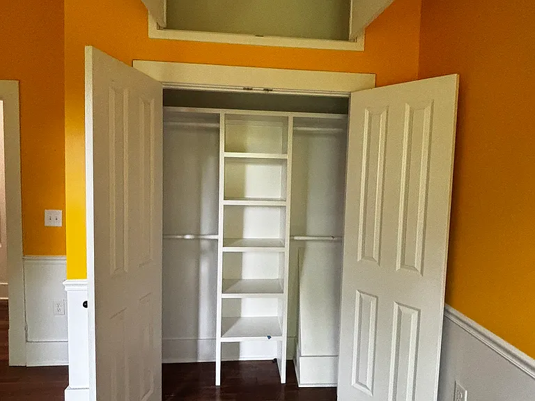 Double closet storage
