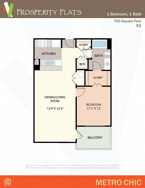 Floor plan W1 - Income Restrictions Apply