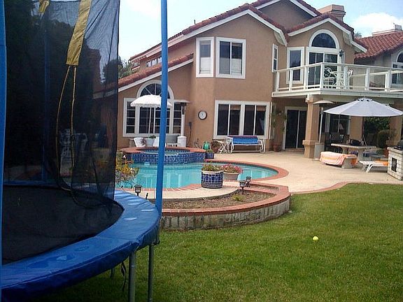 back yard view of house