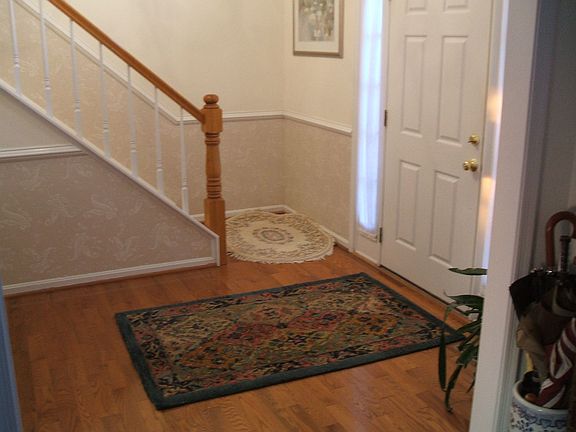 Hardwood in Foyer and Family Room