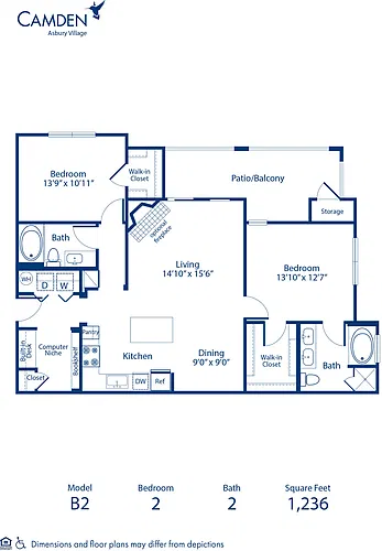 Floor plan B2