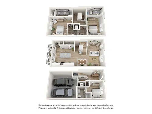 Floor plan Townhome 3