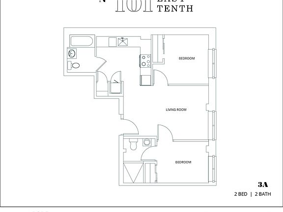 2nd image of 101 E 10th St Ste 3A