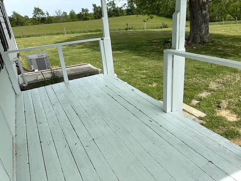 Covered back porch