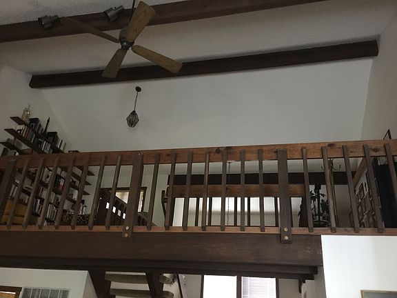 Library loft - photo wall