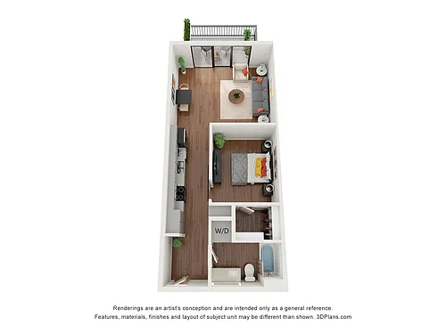 Floor plan Solstice Furnished