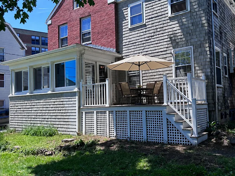 AI generated - Deck w/umbrella