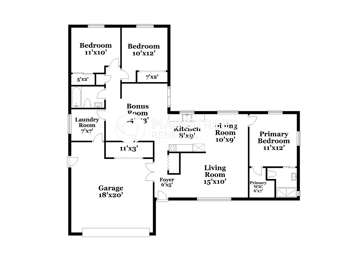 Floor Plan - 282 E Haven Dr