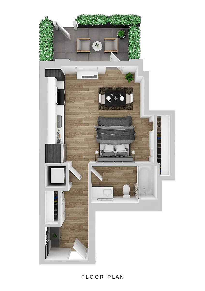 Floor plan Broadrock - Studio A1