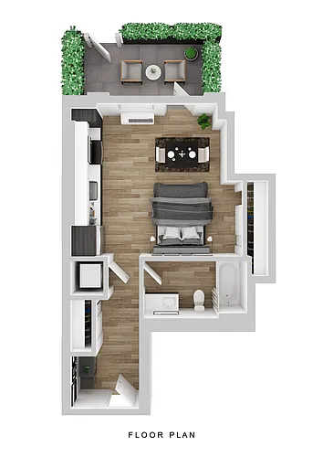 Floor plan Broadrock - Studio A1 Medium Patio
