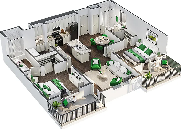 The Villas at Ridgeview Falls Apartments — Photo 43