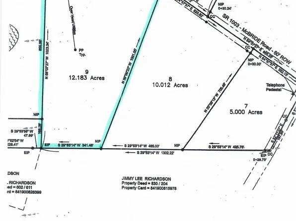 Lot 9 Tbd Mcbride Road, Jackson Springs, NC 27281