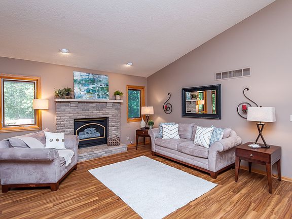 Cozy fireplace