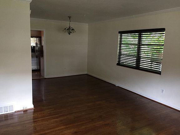 Beautiful hardwood floors Photo shows dining area and part