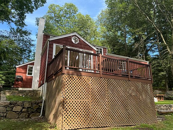Deck view with storage underneath
