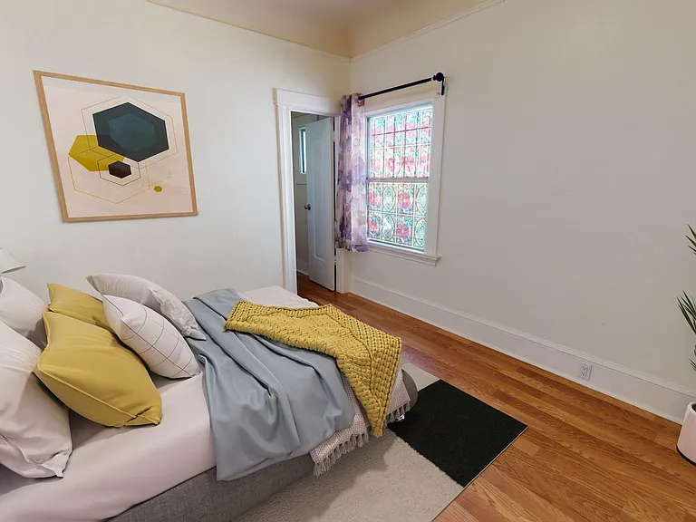 Bedroom 3. This image shows a virtually furnished space. Bedrooms come unfurnished.