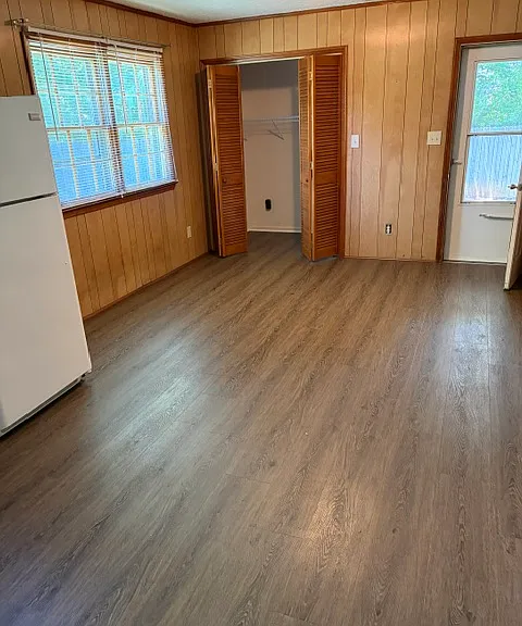 Laundry is located off kitchen dining area