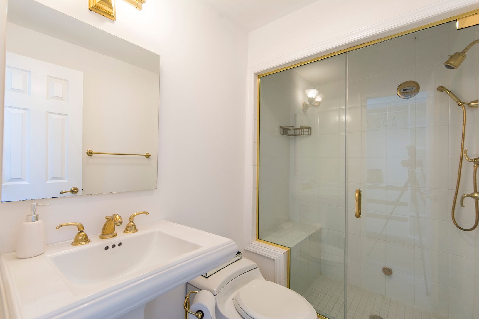  His Bathroom  with Steam Shower
