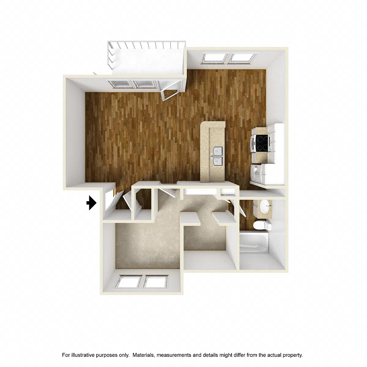 Floor plan Sawgrass-A1