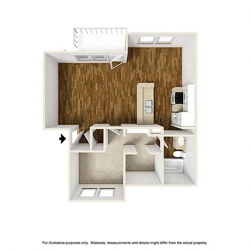 Floor plan Sawgrass-A1