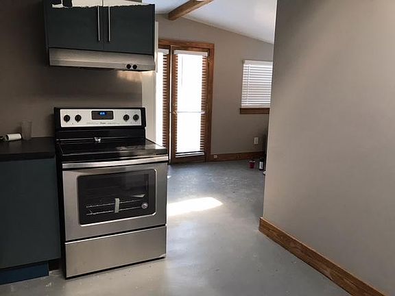 washer and dryer in kitchen