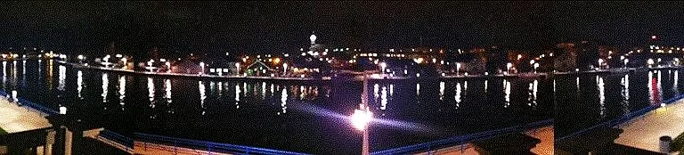 Night View from Boardwalk and Unit 1