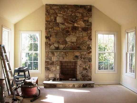 Wood Burning Fireplace