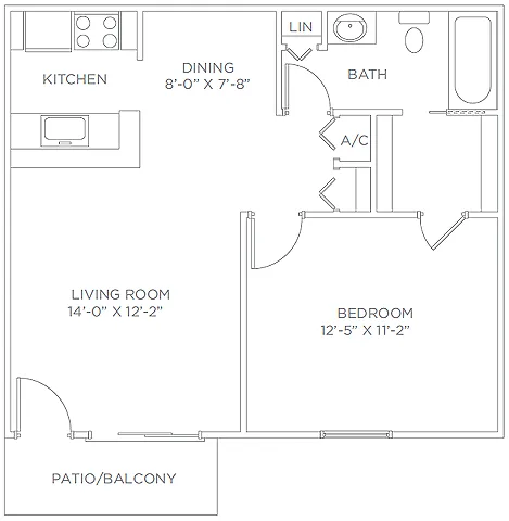 Floor plan Caldwell-Renovated