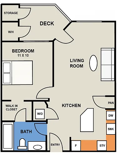 Floor plan The Crescent- East