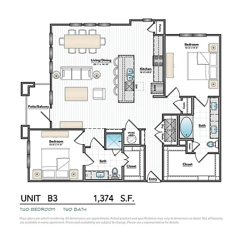 Floor plan B3